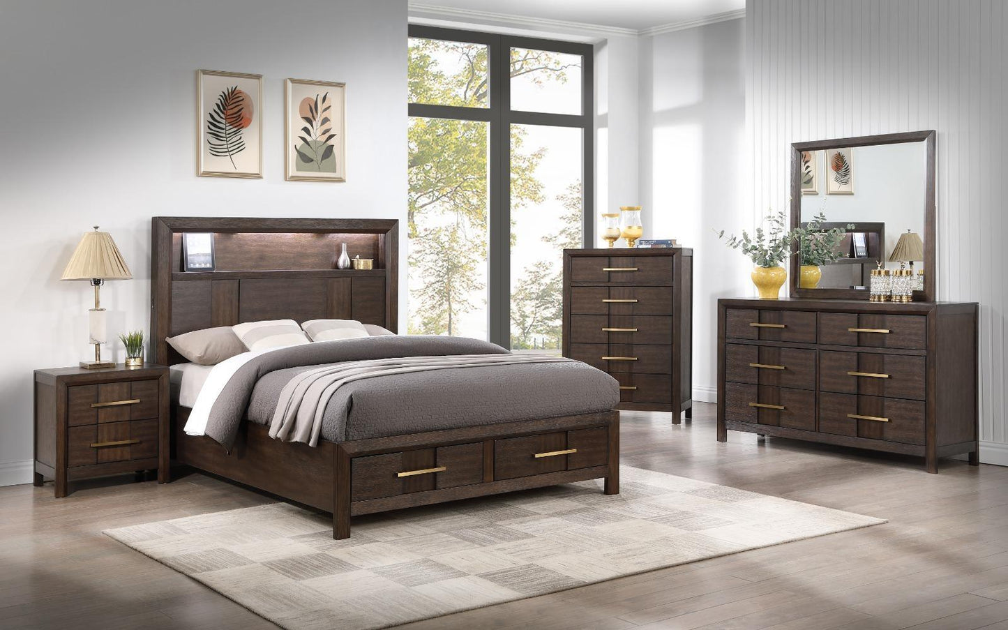 Kenzo - Solid Wood Bed - Royal Living Furniture