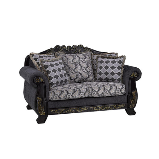 Canadian Made Charcoal Sofa & Loveseat - 2995 - Royal Living Furniture