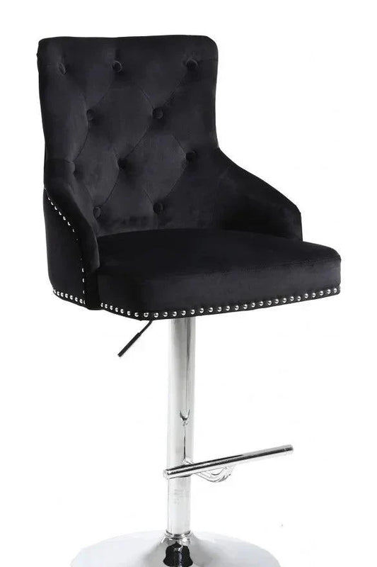 Velvet Bar Stool ST-6020 - Royal Living Furniture