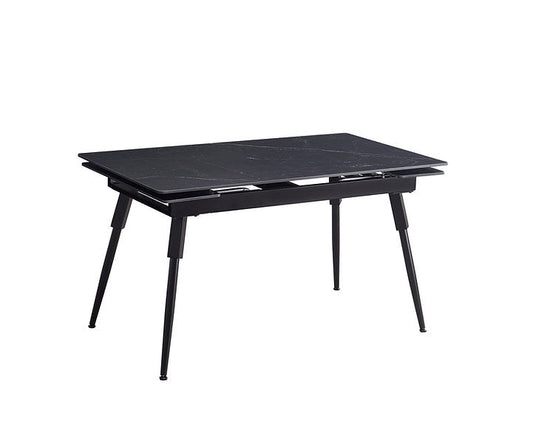 Extension Table Black Sintered Stone Marble - T 1817 - Royal Living Furniture