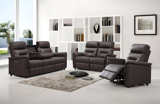 Sofa Set Recliner Brown Leather Match- IF 8140 - Royal Living Furniture