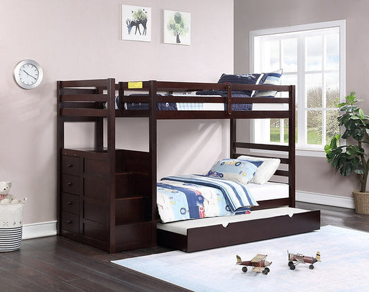 Bunk Bed Espresso - B 1890 EK - Royal Living Furniture