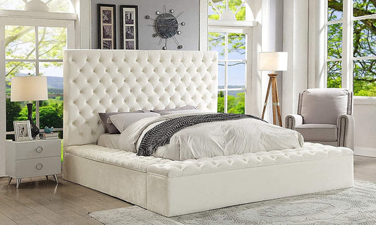 Bed Ceme Beige-IF 5792 - Royal Living Furniture