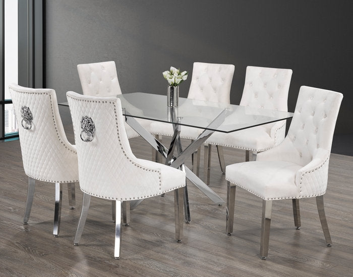 Dining Set - T 1448 - C 1253 - Royal Living Furniture