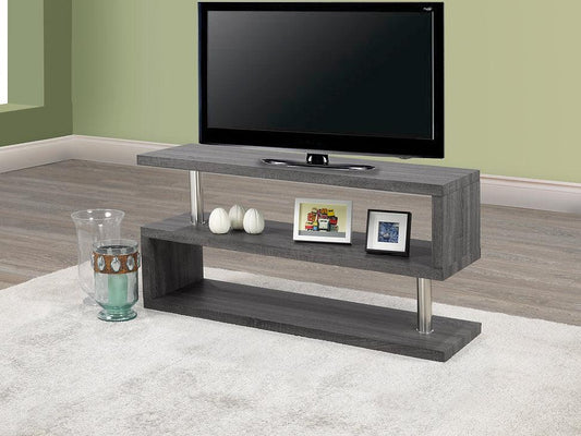 Grey Wooden TV Stand – 48" - FE5018 - Royal Living Furniture