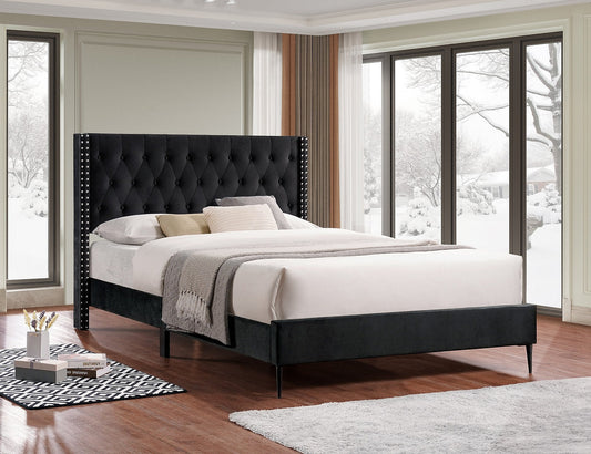 Bed Black-IF 5593 - Royal Living Furniture