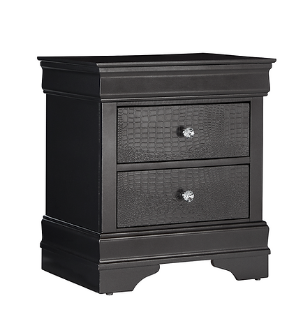 Pompei (Grey) Night Stand - Royal Living Furniture