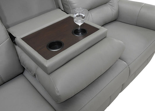Sofa Set Recliner Grey Leather Match- IF 8141 - Royal Living Furniture