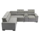 Canadian Sectional Pull out Bed - Royal Living Furniture
