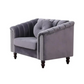Gray Velvet Sofa Set - 8088 - Royal Living Furniture