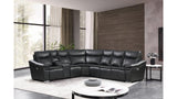 Eliana Luxury Leather Recliner Sectional - Royal Living Furniture
