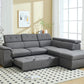Sectional Sofa with Adjustable Headrest and Storage Ottoman - 8806 - Royal Living Furniture