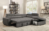 Carolina Sectional Sofa With Pullout Bed - Royal Living Furniture