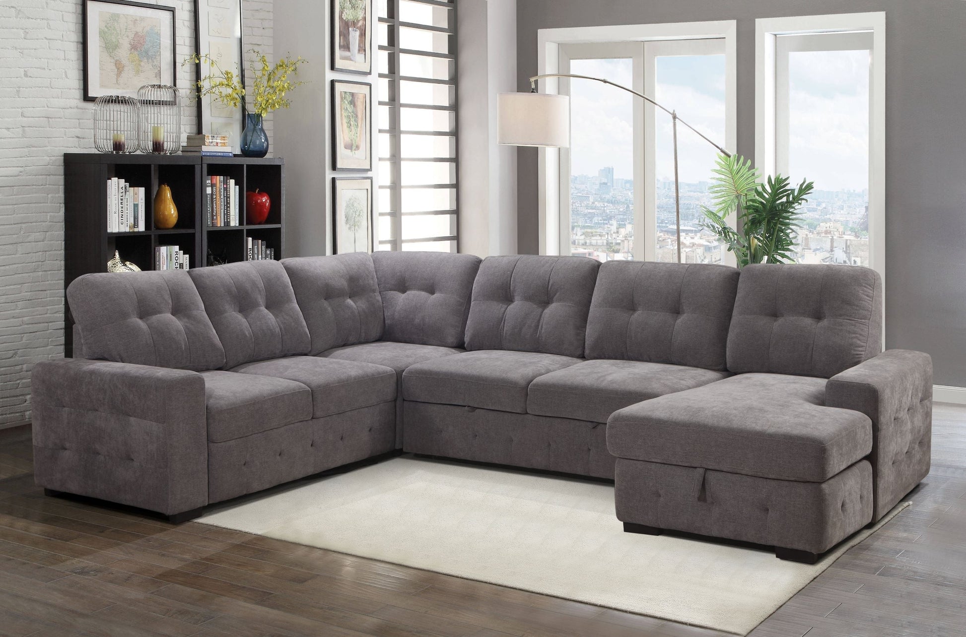 Sectional Sofa With Pull out Bed - Royal Living Furniture