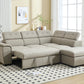 Sectional Sofa with Adjustable Headrest and Storage Ottoman - 8806 - Royal Living Furniture