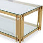Ethan - Clear Glass Coffee Table - Royal Living Furniture