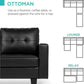 Lina Sectional Sofa with Ottoman - Royal Living Furniture
