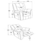 Motion Recliner Sofa Collection - Royal Living Furniture
