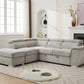 Sectional with Storage and Adjustable Headrest - 8806 - Royal Living Furniture