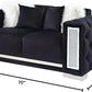 Acme Black Sofa Set