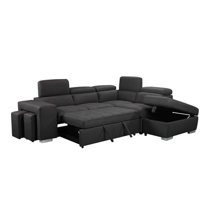 Positano Microfiber Sectional Sofa - Royal Living Furniture