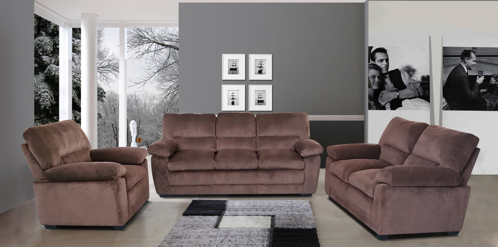 8622 - 3pc Sofa Set - Royal Living Furniture