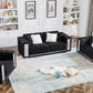 Black Velvet Tufted Sofa Set - GL 6147 - Royal Living Furniture