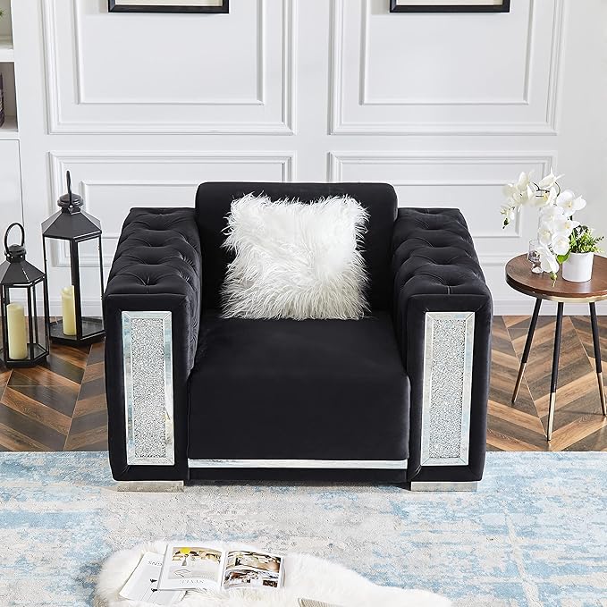 Acme Black Sofa Set