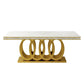Audi Marble Dining Table - Royal Living Furniture