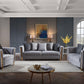 CHANELLE - Velvet Luxury Sofa Set - Royal Living Furniture