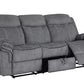 Manual Recliner Sofa Set - 0028 - Royal Living Furniture