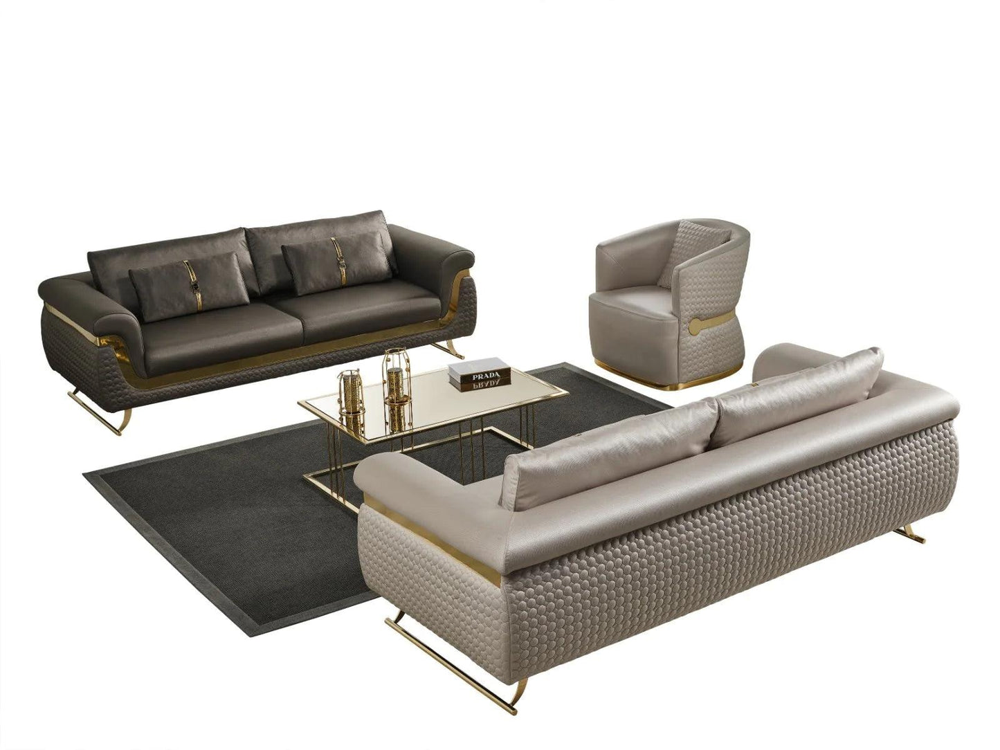 Delta - Luxury Sofa Set - Royal Living Furniture