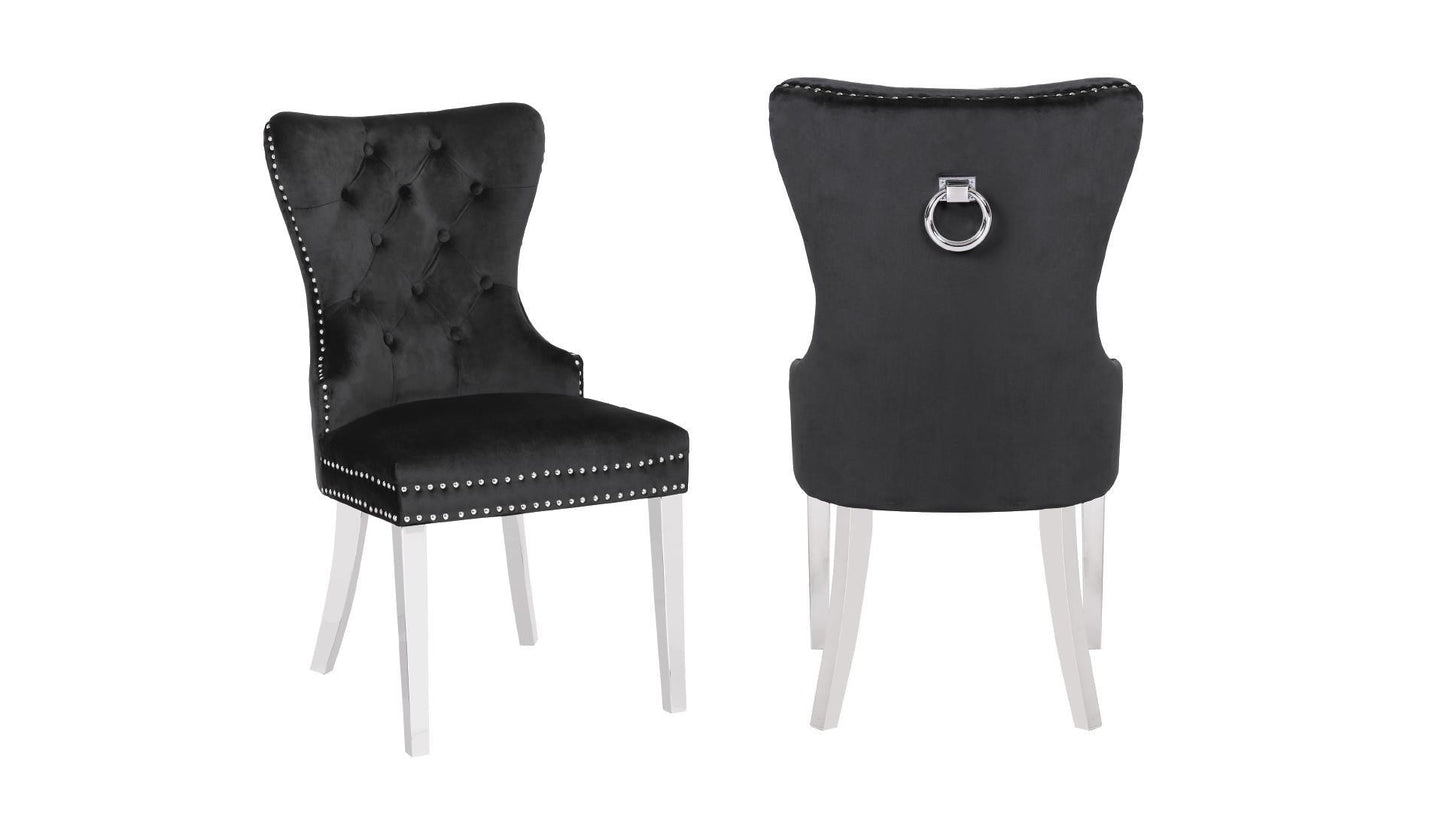 Erica Dining Chairs - Silver - Royal Living Furniture