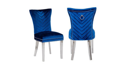 Eva - Silver Dining Chairs - Royal Living Furniture