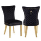 Eva - Gold Dining Chairs - Royal Living Furniture