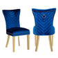 Eva - Gold Dining Chairs - Royal Living Furniture