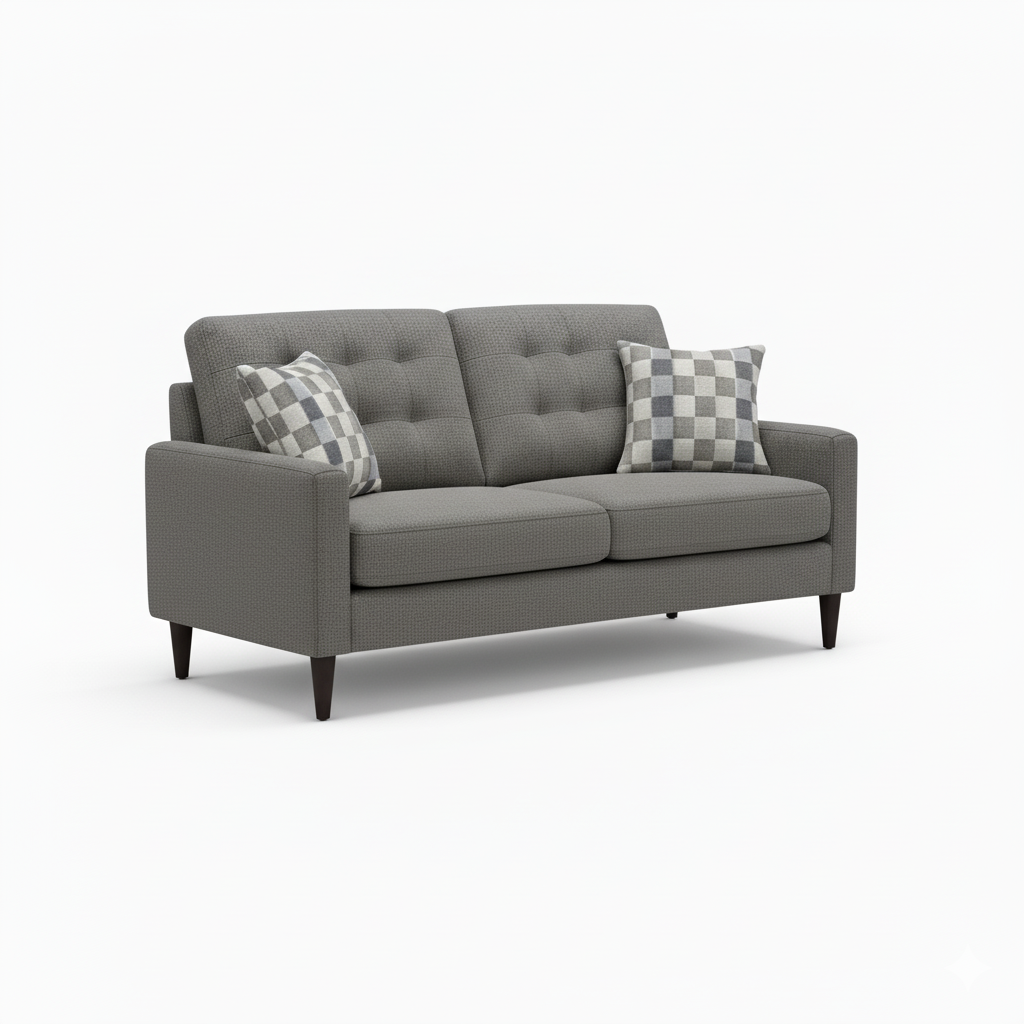 Rebel Gravel Custom Loveseat - 4326 - Royal Living Furniture