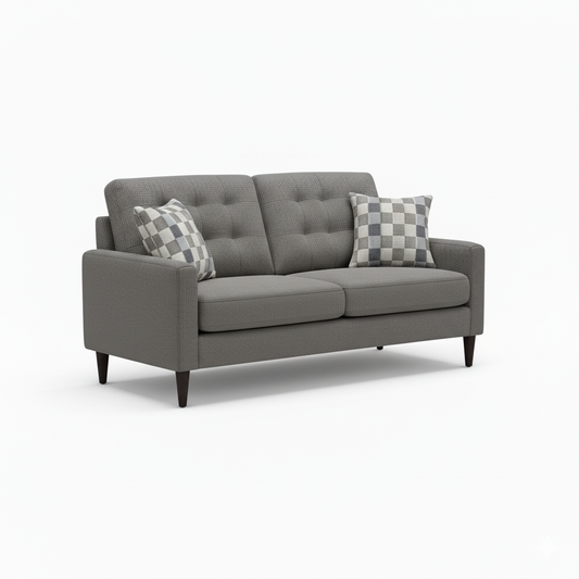 Rebel Gravel Custom Loveseat - 4326 - Royal Living Furniture