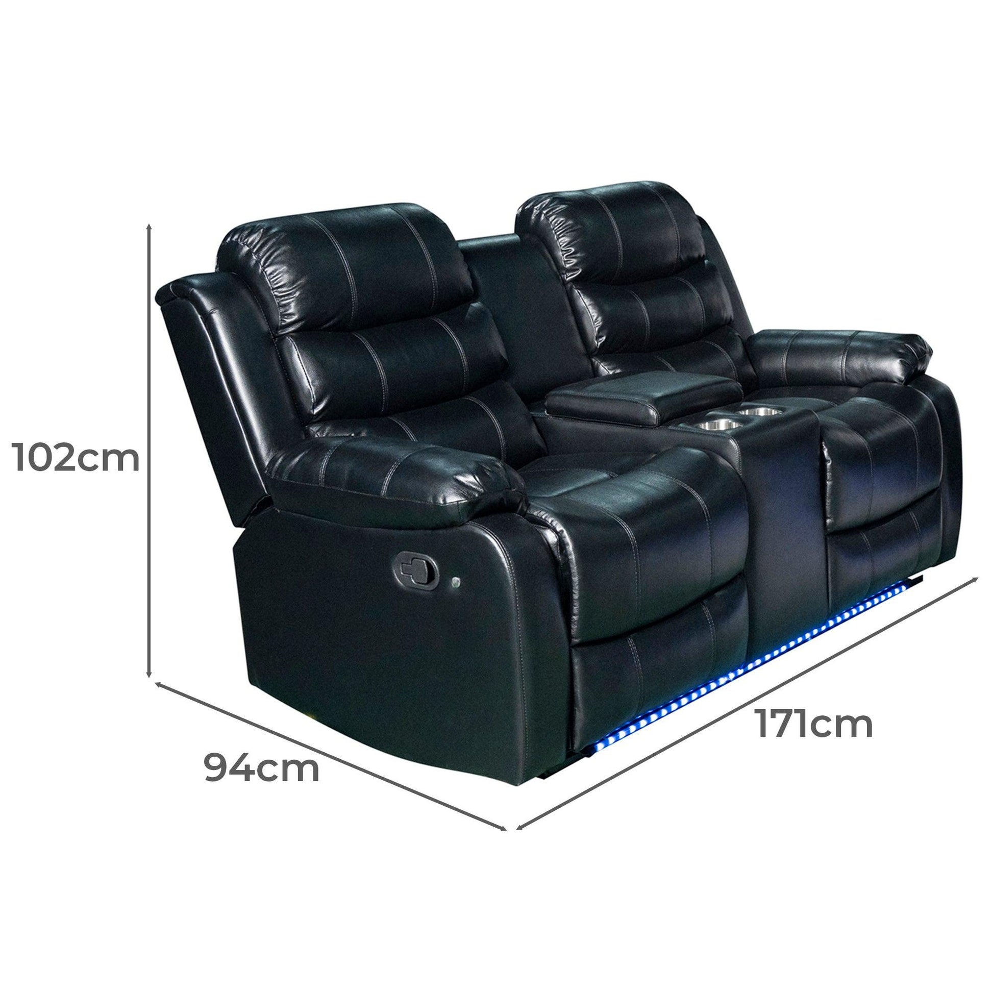 Paco - Manual Reclining Sofa Set - Royal Living Furniture