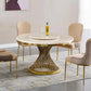 Remi - Marble Top Round Dining Table - Royal Living Furniture
