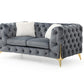Maderno Velvet Sofa Set - Royal Living Furniture