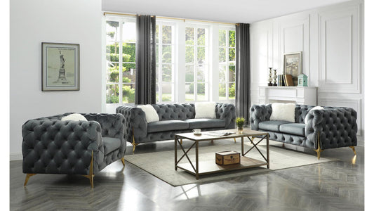Maderno Velvet Sofa Set - Royal Living Furniture