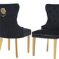 SIMBA FABRIC CHAIRS WITH GOLD LEGS - Royal Living Furniture