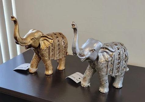 Elephant Waving Trunk Figurine - Royal Living Furniture