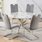 Granite Round Dining Table Set - Royal Living Furniture