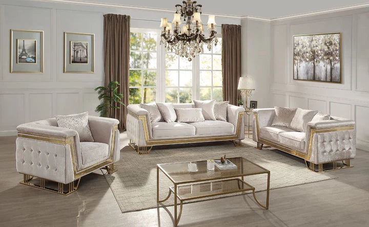 Sofa Set Beige - 326 - Royal Living Furniture