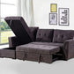 Comfy Gray Sectional Sofa Bed - Royal Living Furniture