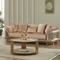 Versace Luxury Beige Sofa Set - Royal Living Furniture