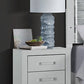 Lucia-White Night Stand - Royal Living Furniture