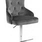 Grey Velvet Bar Stool - ST-6020-6021 - Royal Living Furniture
